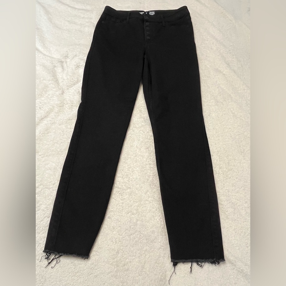 Women’s Old Navy Y2K Black Extra High Rise Rockstar Super Skinny Jeans. Size 10 - Picture 3 of 16